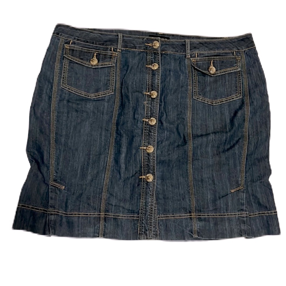 Women’s LANE BRYANT,  Casual, Button Down, Skirt, Denim, Size 24